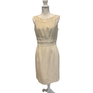 Tahari Arthur S Levine dress with satin trim size 8